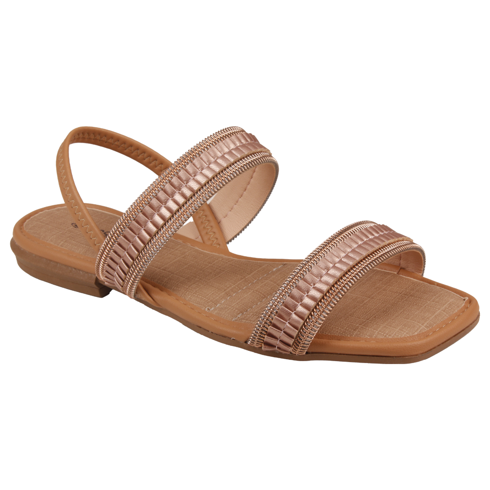 サニー Sandalia Feminina Mississipi Santini Salto Baixo Ref:mf333 J