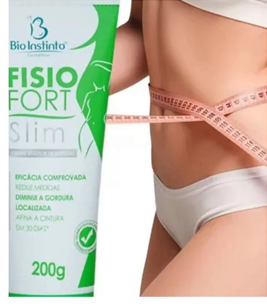 Gel Redutor Fisio Emagrecedora Diminui Gordura Localizada - Bio