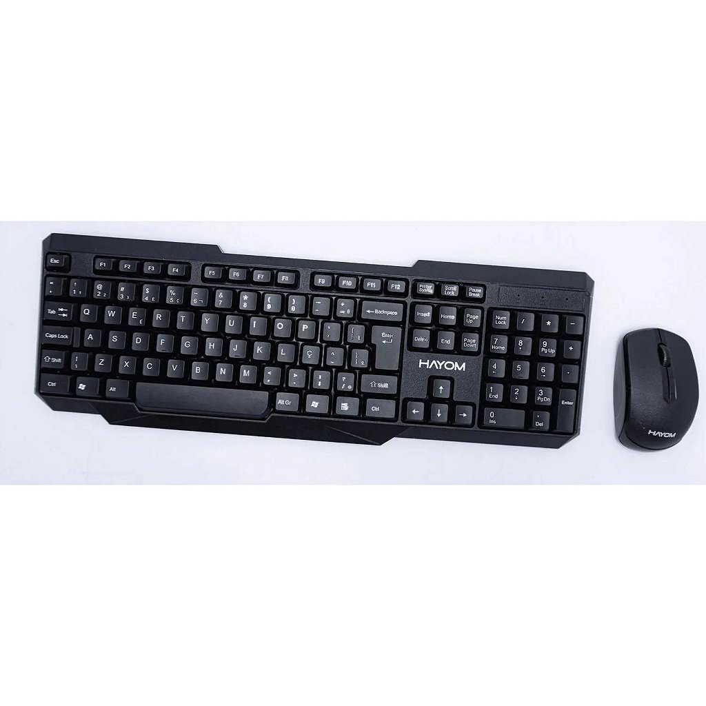 Detalhes de Kit Mouse e Teclado Office Sem fio Hayom TC3210