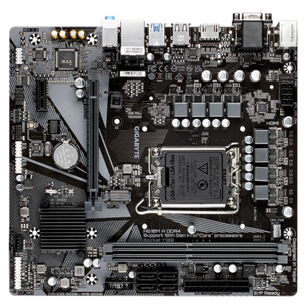 Detalhes de Placa Mãe Gigabyte H610M H DDR4 mATX Lga 1700 12ª Geração