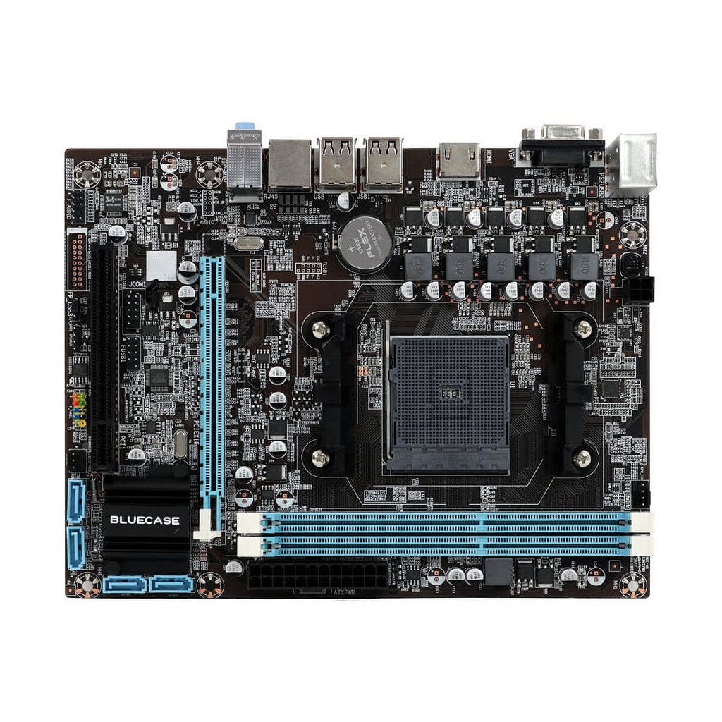Detalhes de Placa mãe Bluecase BMBA88-A2GH DDR3 FM2+ Chipset AMD A55 mATX
