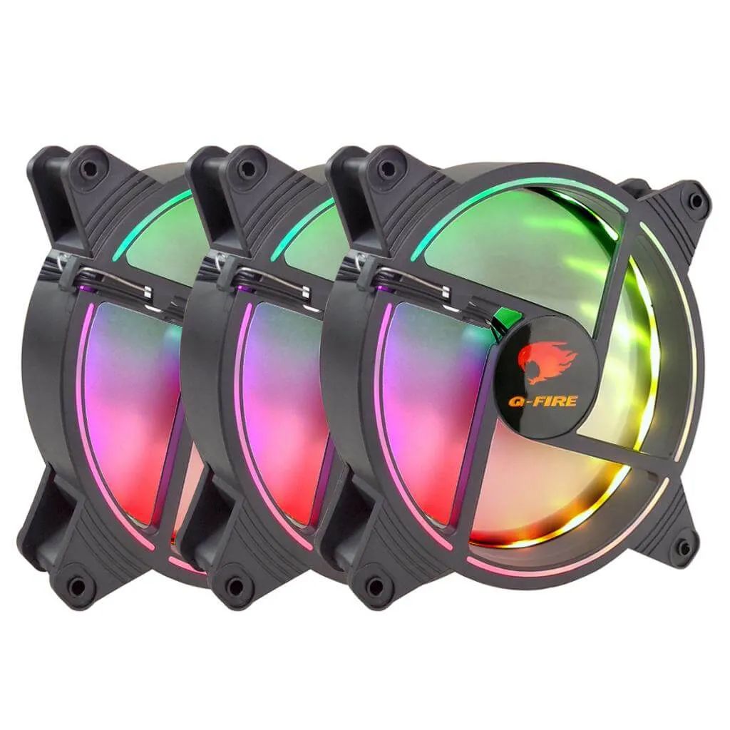 Kit 3 Cooler Fan GFIRE 140mm Spectrum ARGB ewk1462a