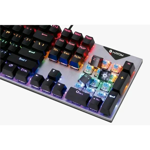 Detalhes de Teclado Gamer Mecânico Hayom Preto Com Led - Tc3218
