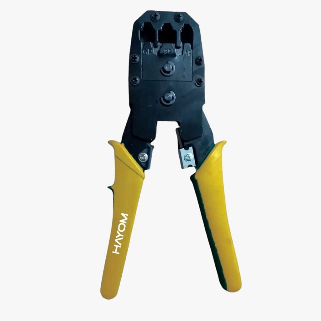 Detalhes de Alicate para Crimpar RJ45 - RJ11 - RJ12 Hayom - AI1013