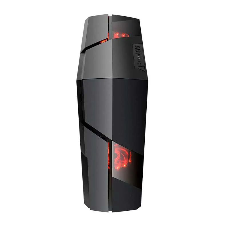 Detalhes de Gabinete Mymax Galaxy Mid Tower Led Vermelho MCA-FC-GA11A/RD