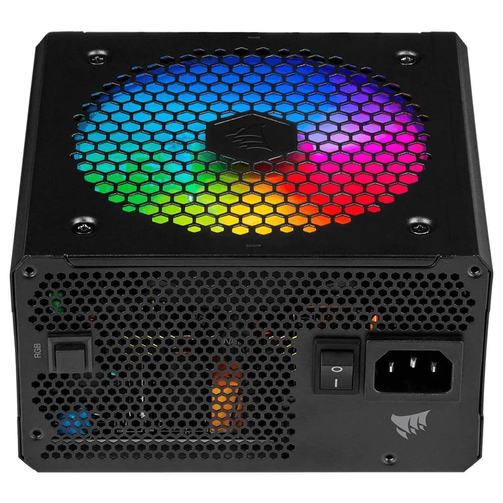 Detalhes de Fonte Corsair CX550F 550W 80 Plus Bronze Full Modular RGB CP-9020216-BR