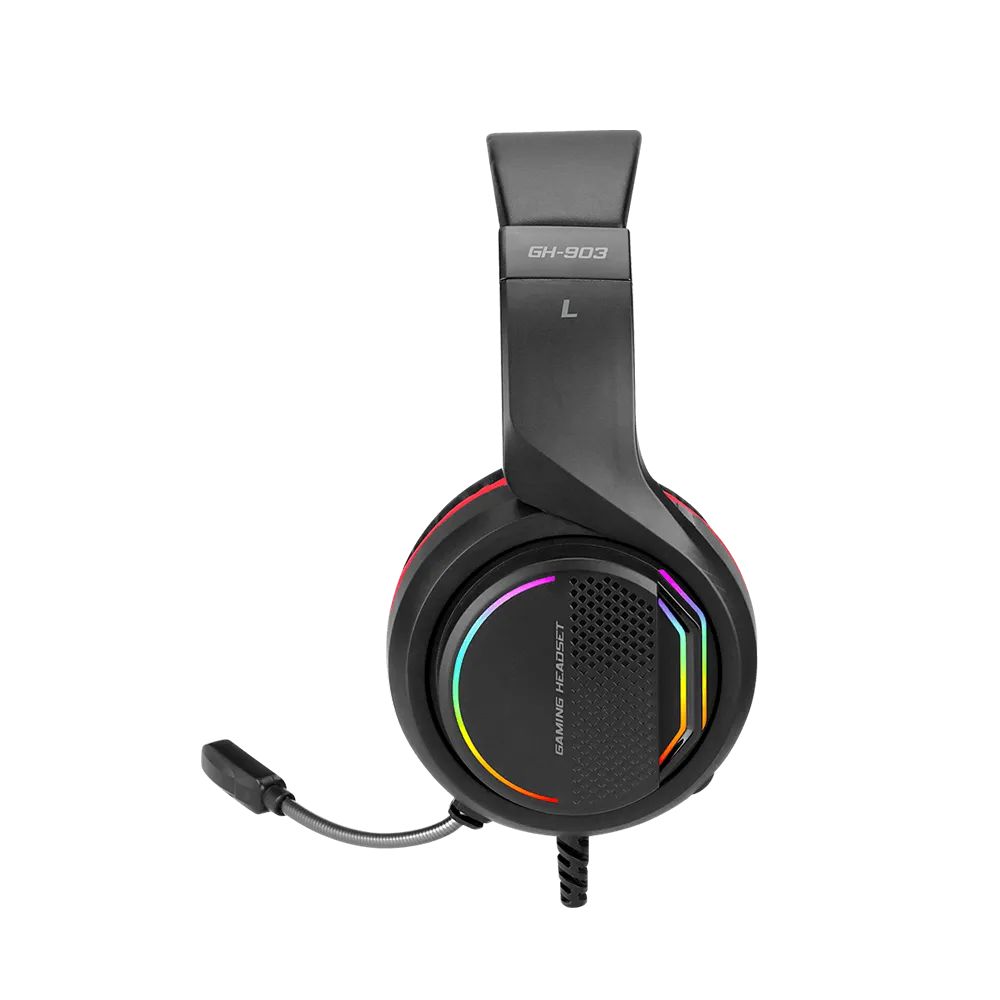 Detalhes de Headset X-trike GH-903 USB 7.1 Virtual Surround RGB