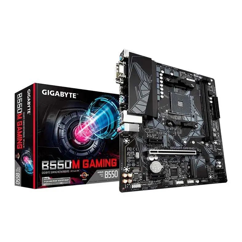 Placa mãe AMD Gamer Gigabyte B550M Gaming DDR4 AM4 B550