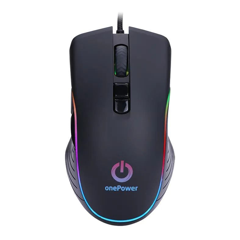 Detalhes de Mouse Gamer OnePower MO-505 RGB 3200 DPI 7 Botões Programáveis