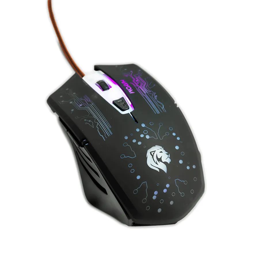Detalhes de Mouse Gamer Hayom MU-2911 2400DPI 6 Botões Preto com LED RGB