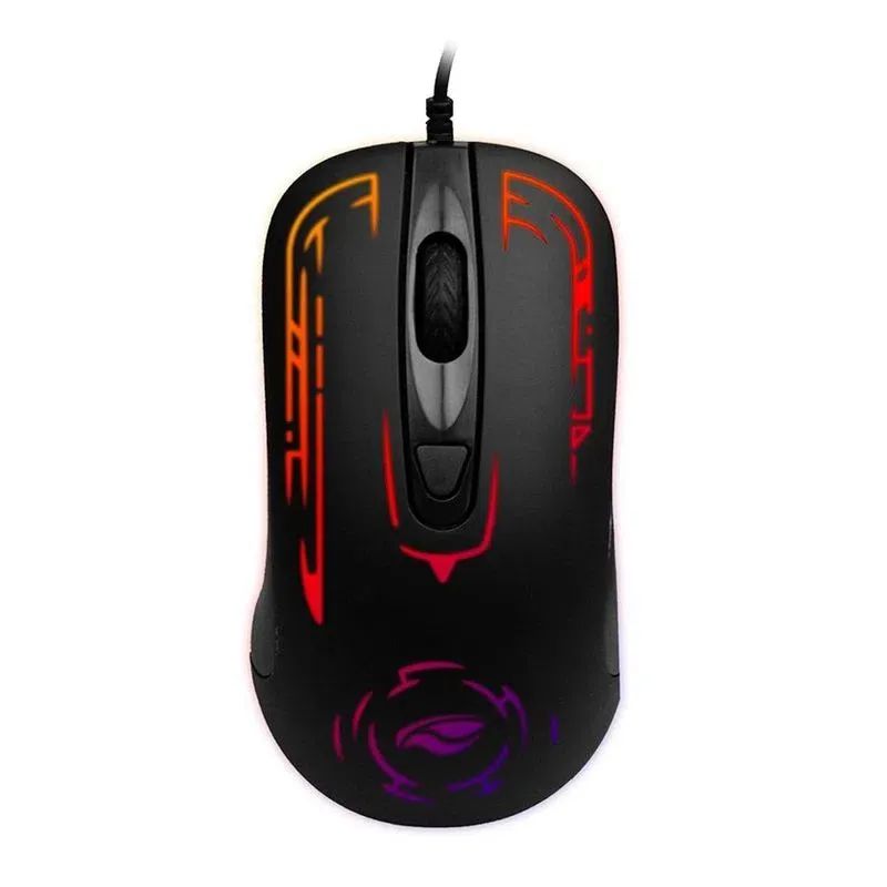 Detalhes de Mouse Gamer C3 Tech MG12BK Preto, Iluminação Led, 4 Botões, 2400Dpi