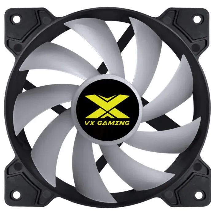 Detalhes de Fan Cooler V.light 4 pontos de LED Vermelho Ventoinha