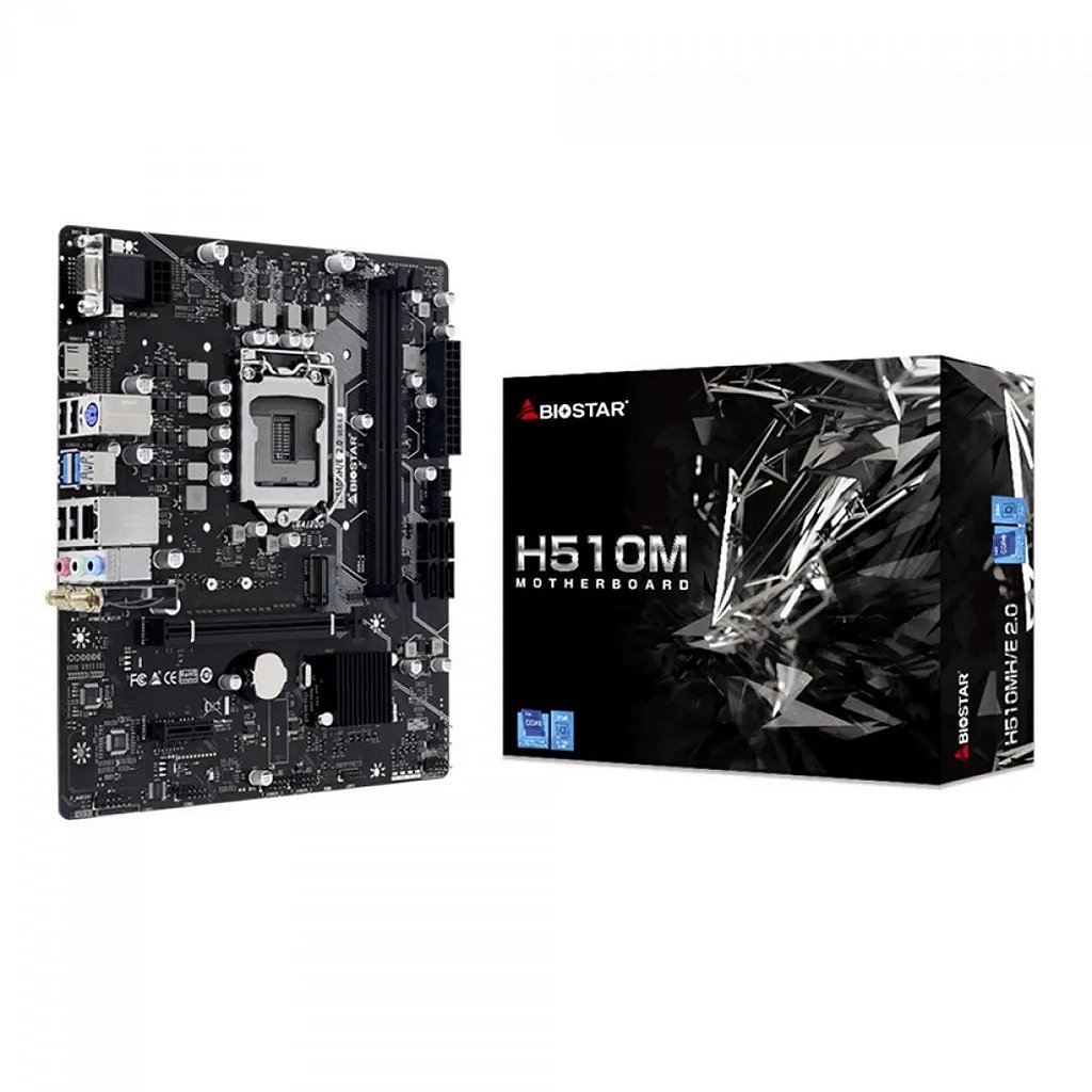 Placa Mãe Biostar H510MH/E 2.0 Intel LGA 1200 mATX DDR4
