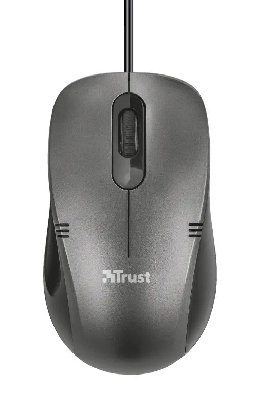 Detalhes de Mouse Trust Ivero Compact Ergonômico 1000 Dpi Preto - 20404