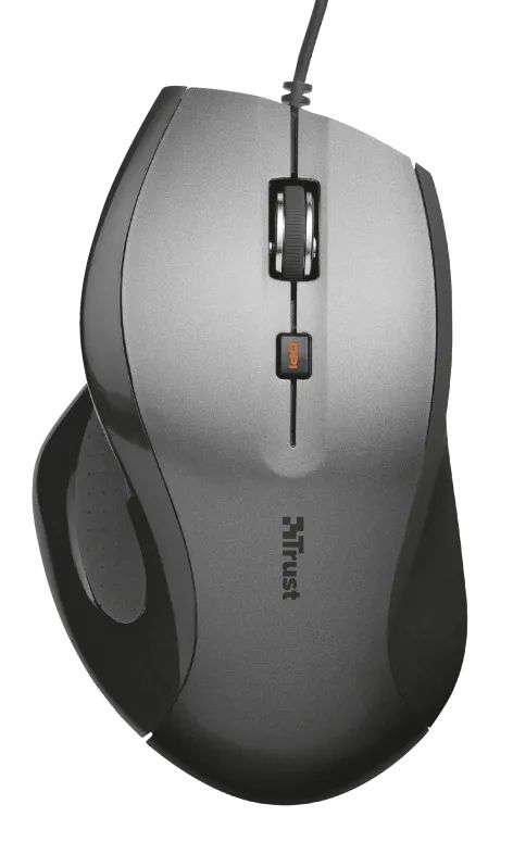 Detalhes de Mouse Trust MaxTarck Comfort 1600 Dpi Preto - 17178