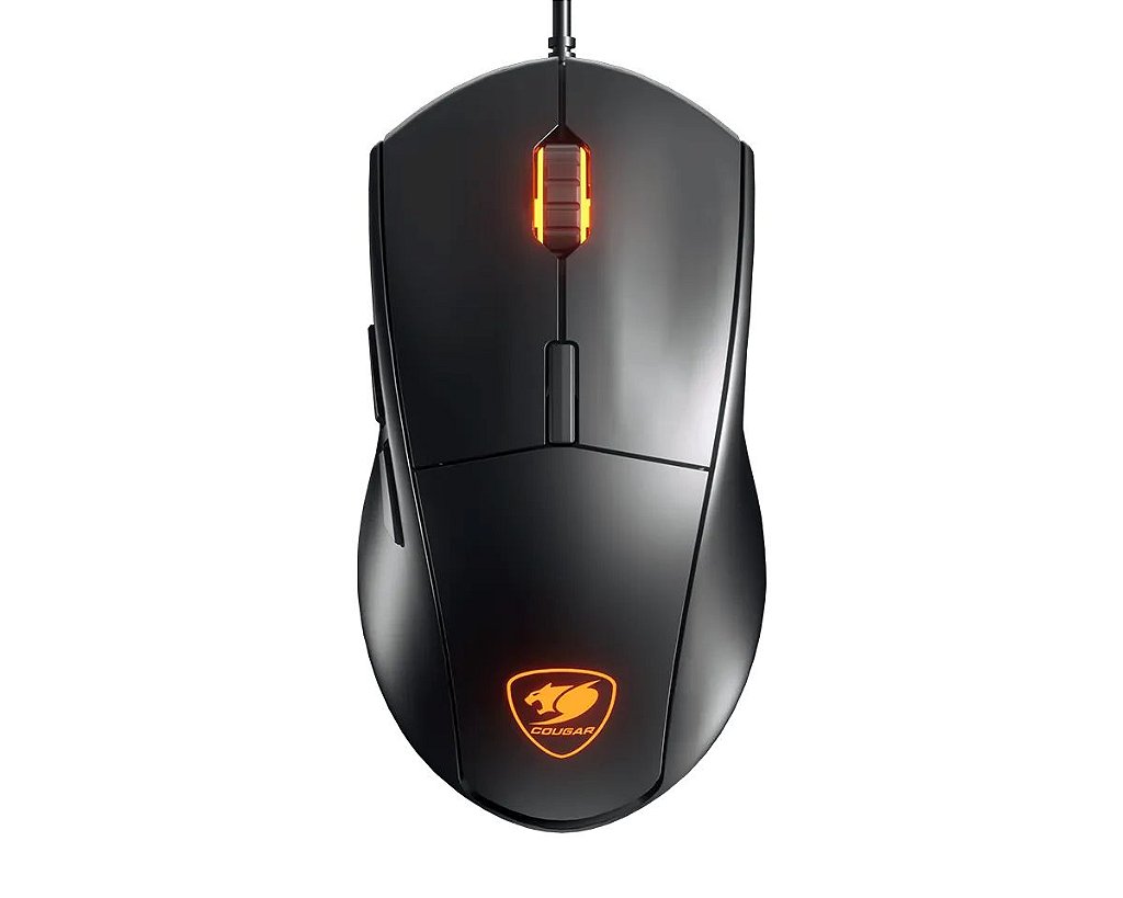 Mouse Gamer Cougar XT Optico 6 Botões Program. 4000 DPI RGB
