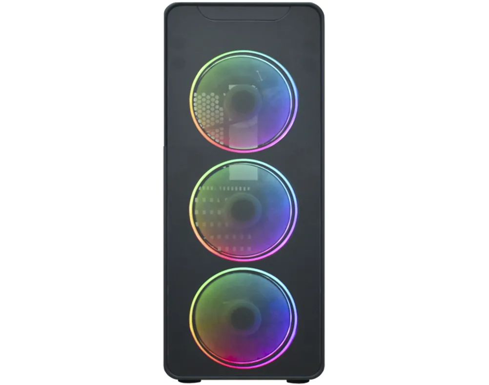 Detalhes de Gabinete K-MEX CG A2G8 Infinity Streamer C/ Coolers Led RGB