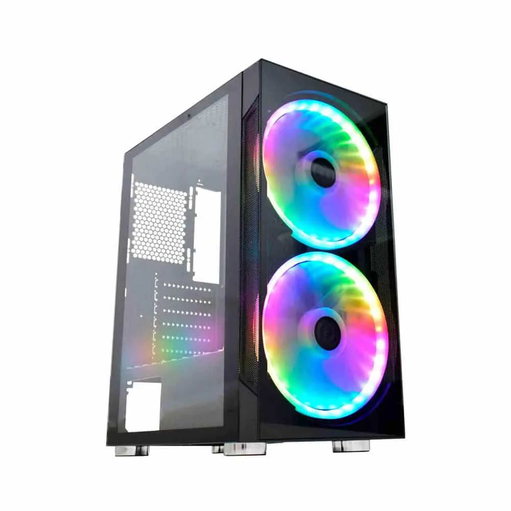 Gabinete Gamer KMEX Anjo de Combate II, Lateral Vidro, c/Fan - CG02A1