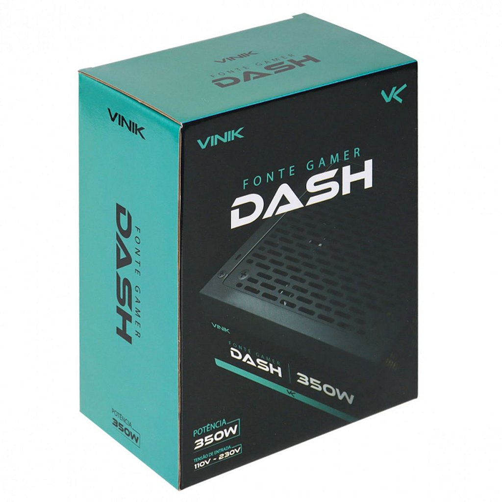 Fonte Gamer Vinik Dash 350W 110V-230V - VFG350WP