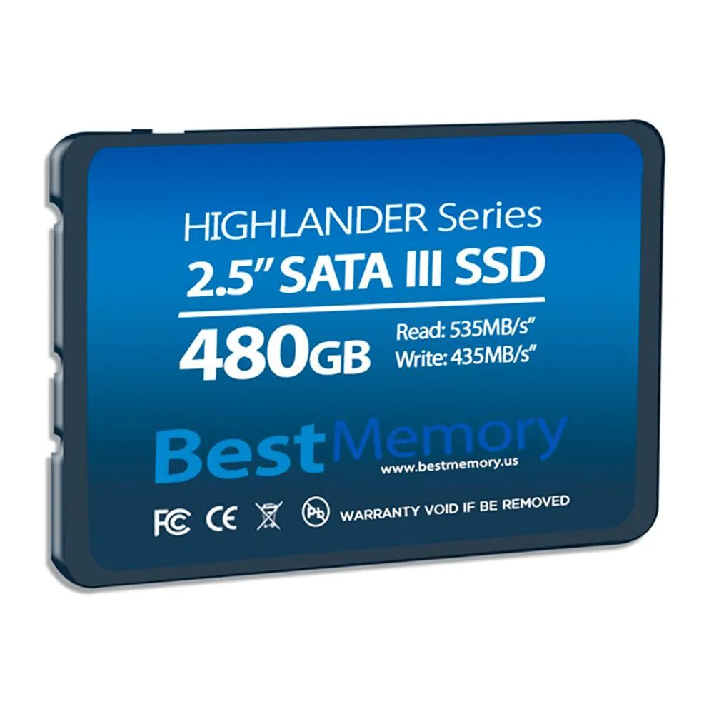 Detalhes de SSD Best Memory 480GB 2,5 sata 3 Highlander BTSDA-480G-535
