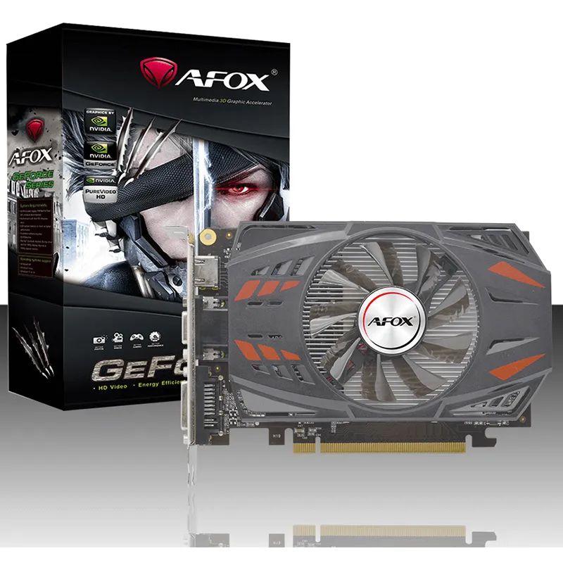 Placa de Vídeo Afox Geforce GT 730 2GB GDDR5 HDMI DVI VGA