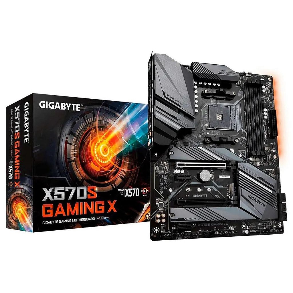 Placa mãe Gigabyte X570S Gaming X Led RGB Chipset X570 Amd Am4 ATX DDR4