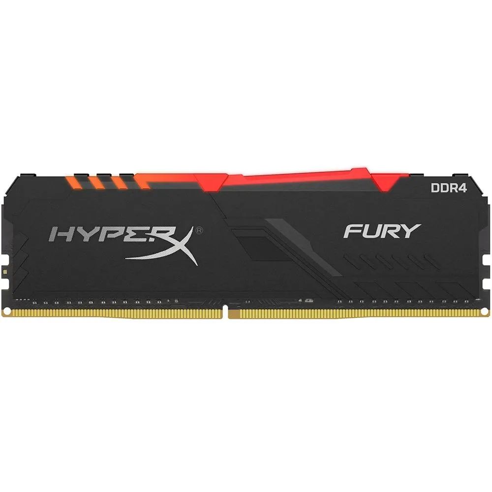 Memória Ram Hyperx 2666MHz 8GB RGB Preto hx426c16fb3a/8