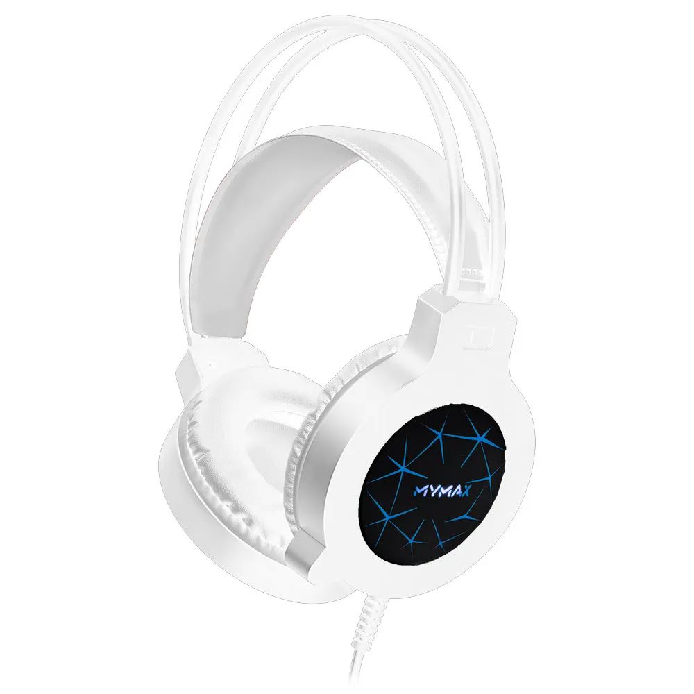 Headset Gamer MyMax Apolo Branco com LED