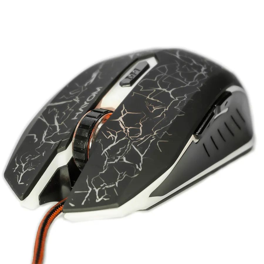 Detalhes de Mouse Gamer Hayom MU-2912 2400DPI 6 Botões Preto com LED