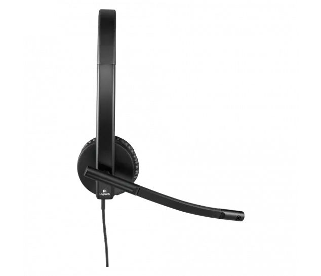 Detalhes de Headset Logitech H570E USB Stereo Com redução de ruído