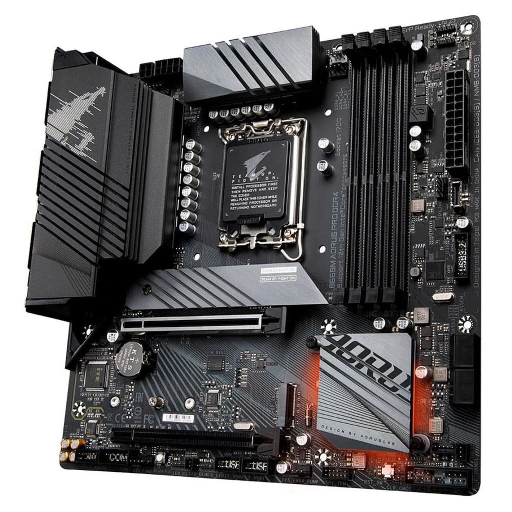 Detalhes de Placa mãe Gigabyte B660M Aorus Pro DDR4 Matx Intel LGA 1700 M.2 NVME