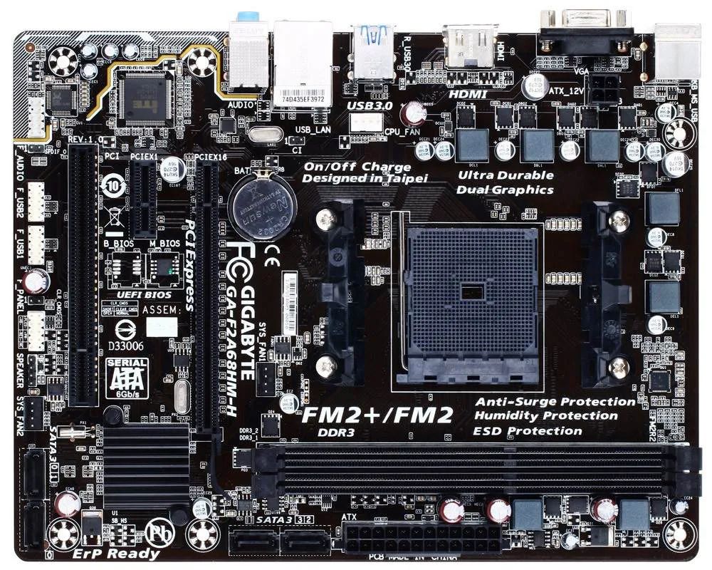 Detalhes de Placa-Mãe Asus A68HM-K DDR3 Fm2 Chipset A68 PCIE 3.0 USB 3.0
