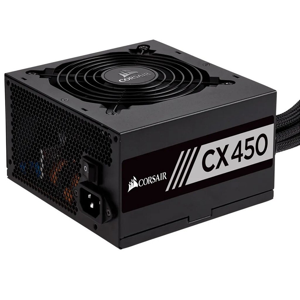 Detalhes de Fonte Corsair CX450 80 PLUS BRONZE 450w - CP-9020120-WW