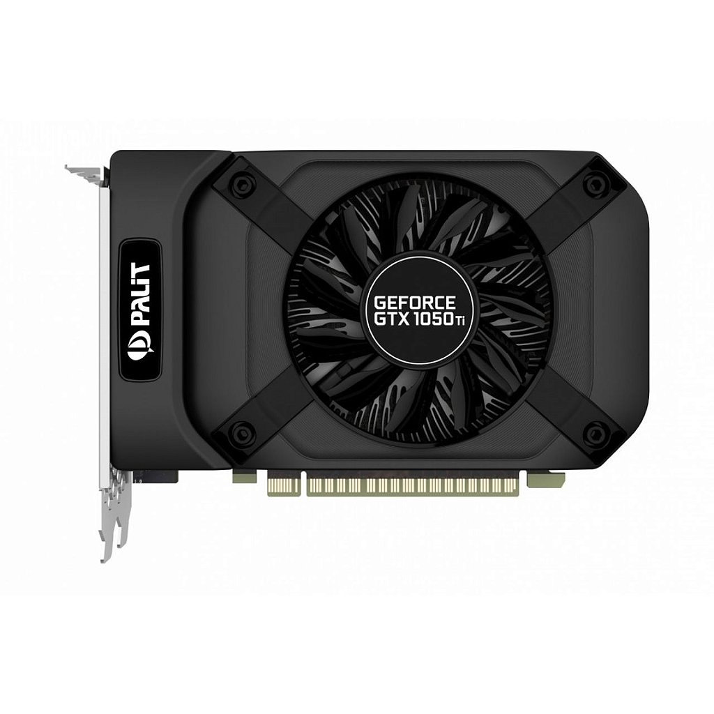 Detalhes de Placa de Vídeo Palit NVIDIA GeForce GTX 1050 Ti StormX 4GB GDDR5 128bit - NE5105T018G1-1070F
