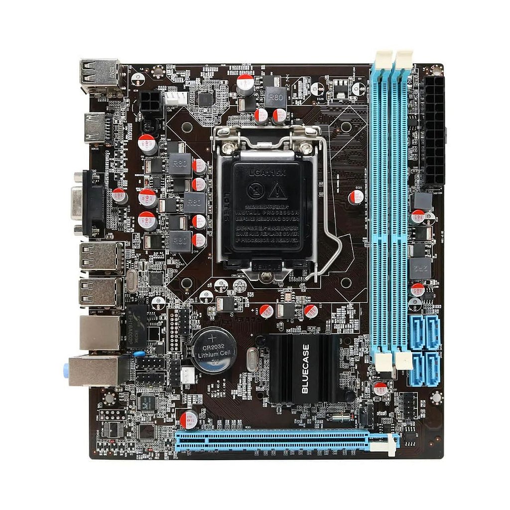 Detalhes de Placa-mãe Bluecase BMBH61-A2H DDR3 LGA 1155 Chipset H61 mATX