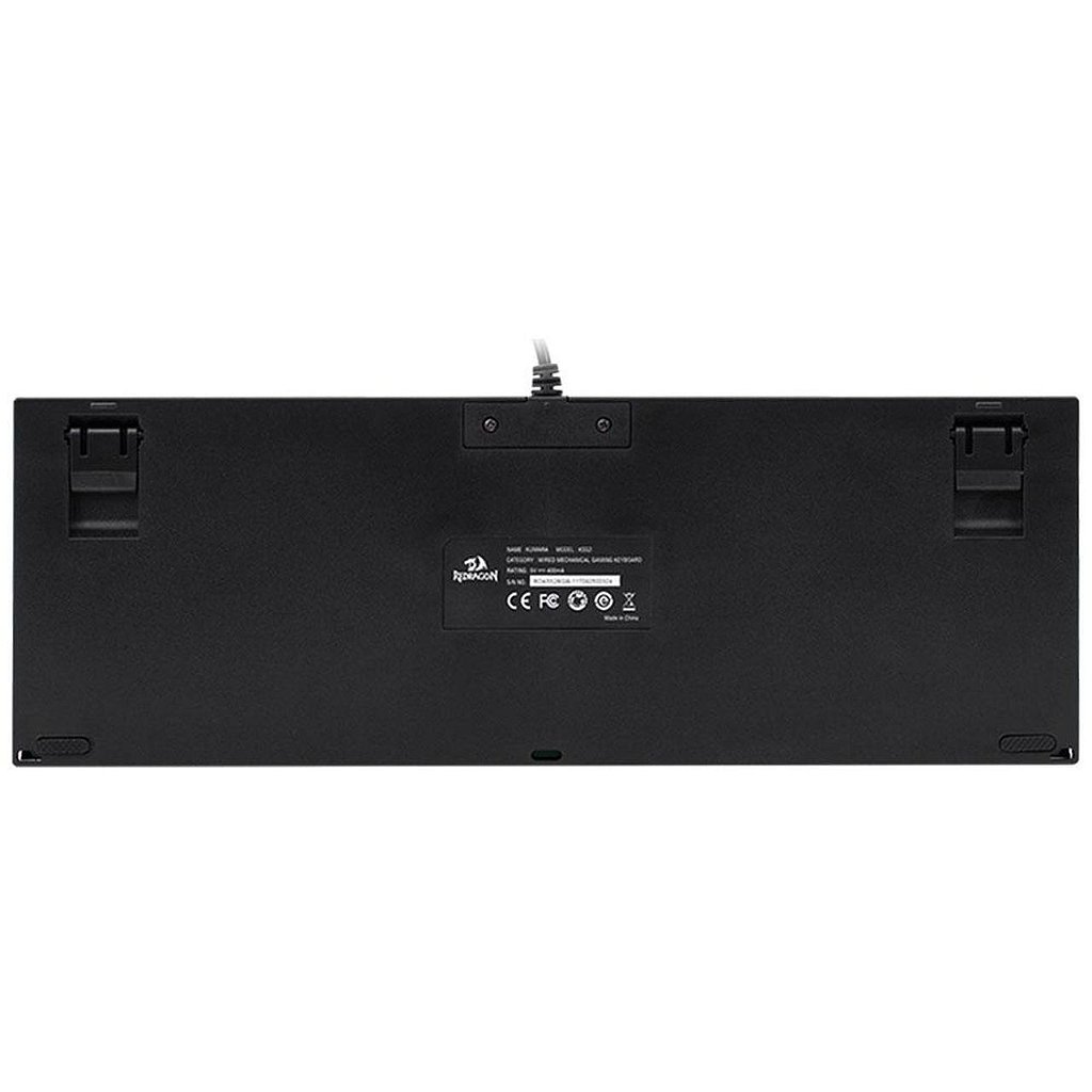 Detalhes de Teclado Mecânico Redragon Kumara Single Color - K552-2 Brown