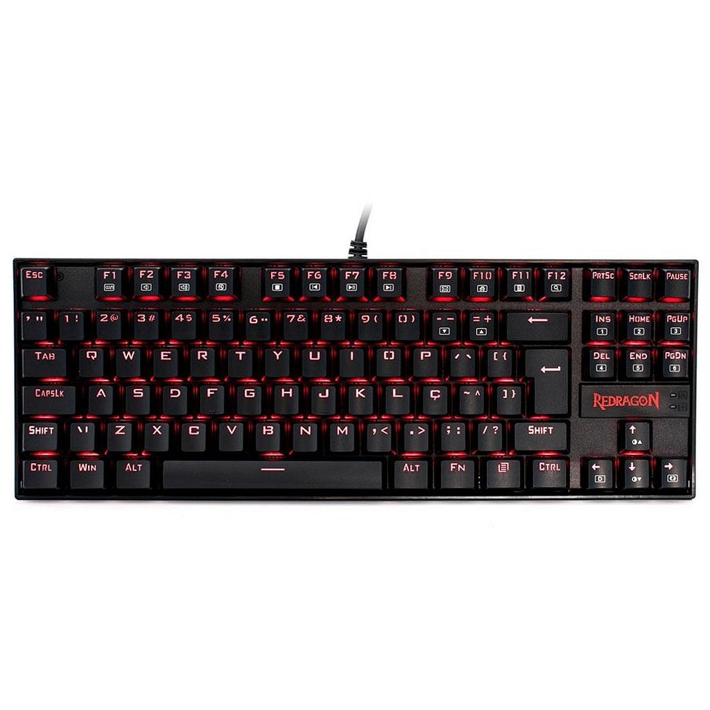 Teclado Mecânico Redragon Kumara Single Color - K552-2 Brown
