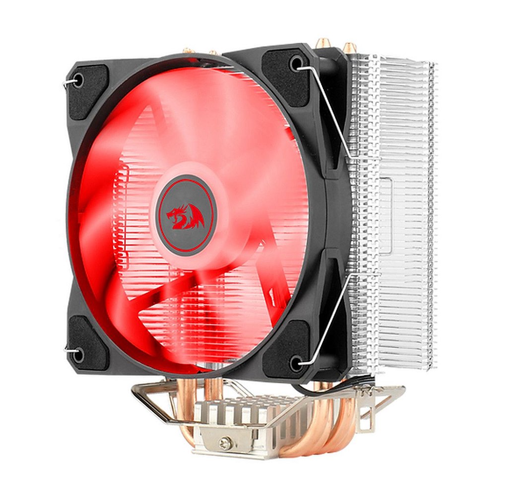Detalhes de Cooler para Processador Redragon Tyr CC9104-r Vermelho 120mm