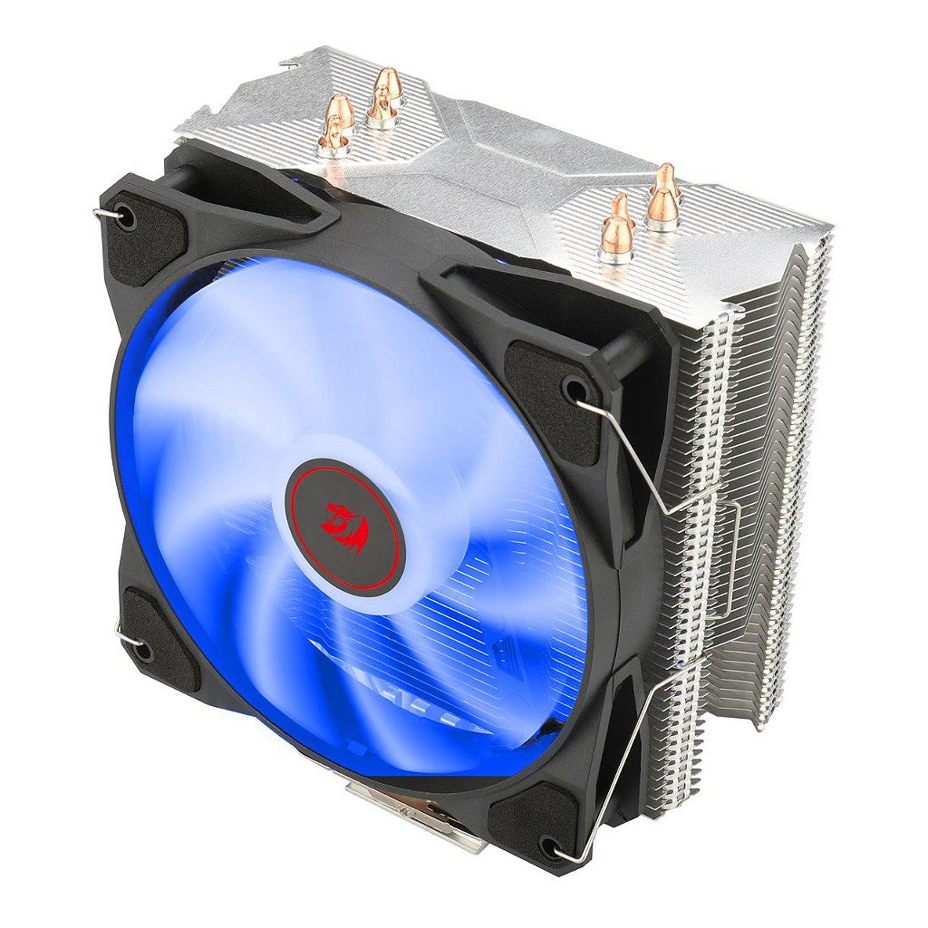 Detalhes de Cooler para Processador Redragon Tyr CC9104-B Azul 120mm