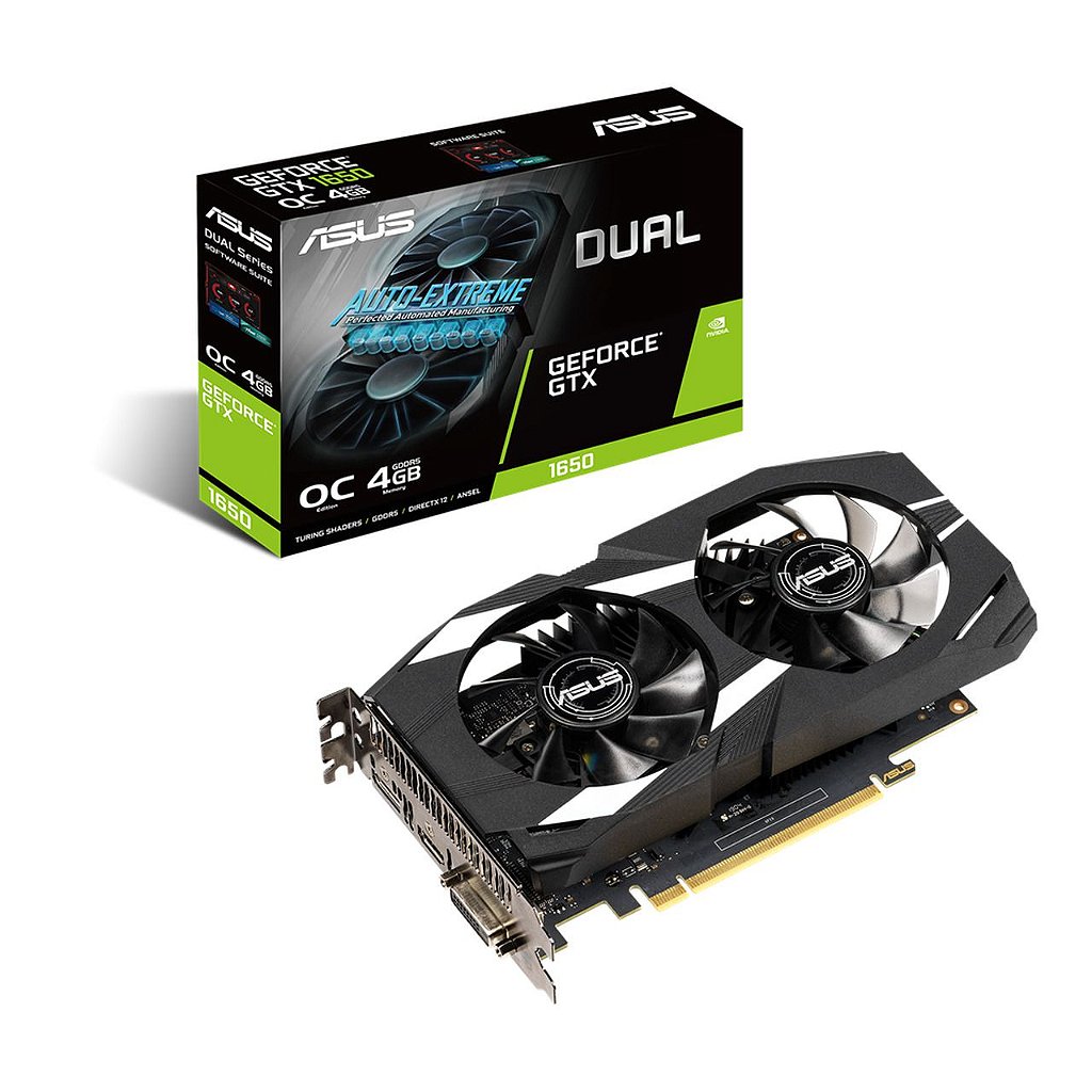 Placa de vídeo Asus GTX 1650 Dual 4GB GDDR5 128Bit - 90YV0CV3-M0NA00