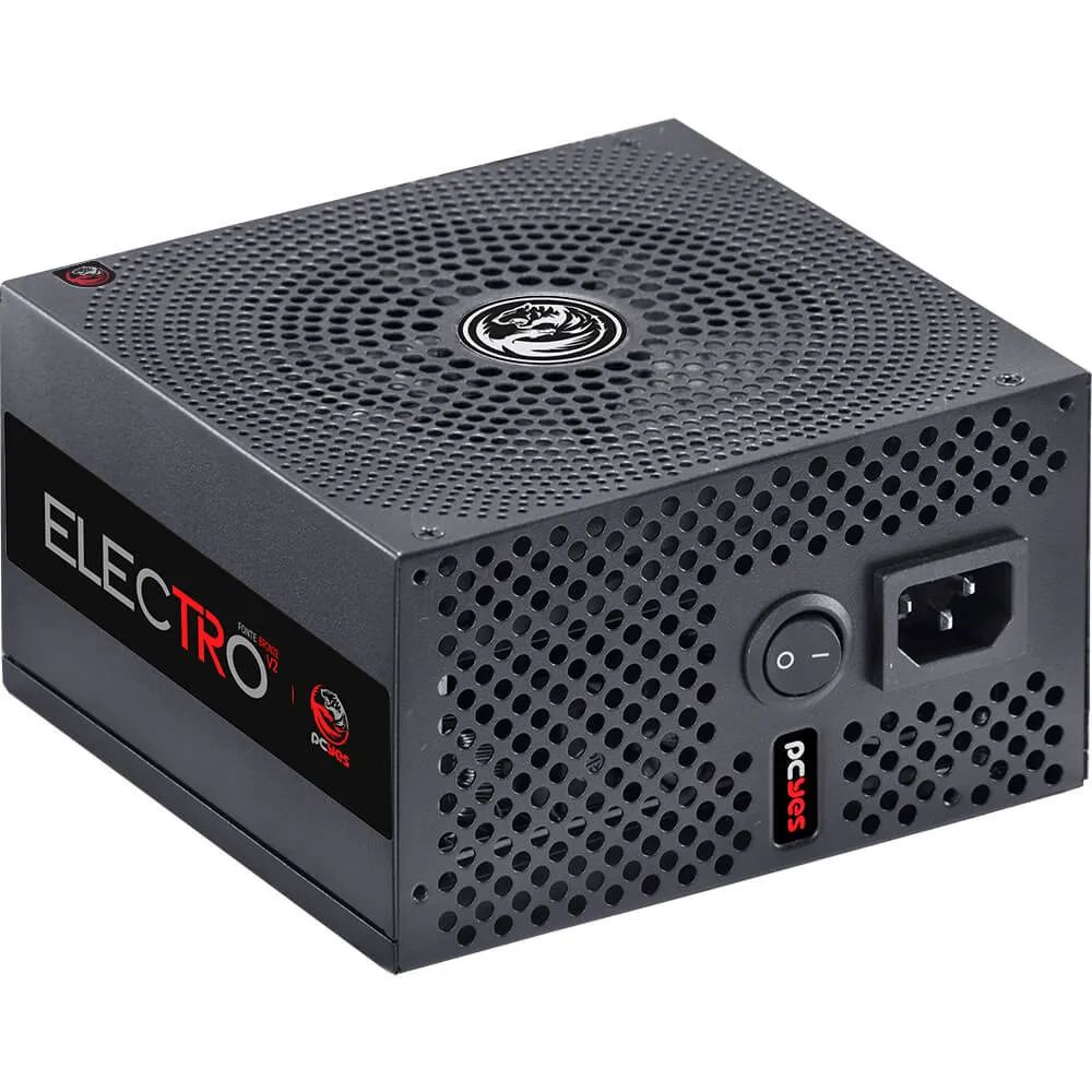 Detalhes de Fonte PCYes Electro V2 80 Plus Bronze 750W PFC Ativo ELECV2PTO750