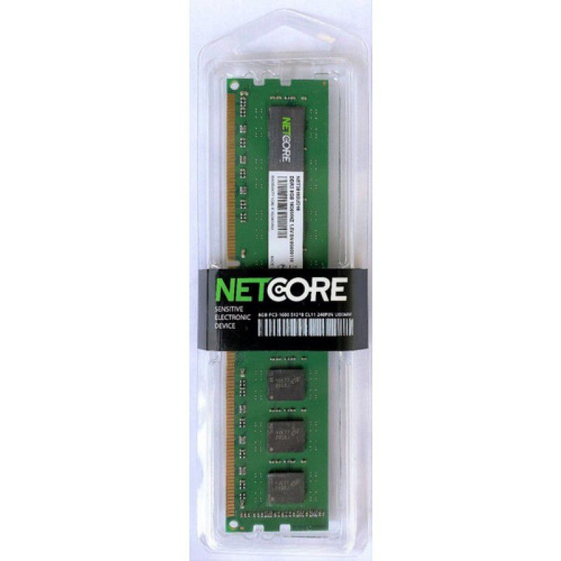 Memória Ram Netcore 8GB DDR3 udimm 1333MHz - NET38192UD13