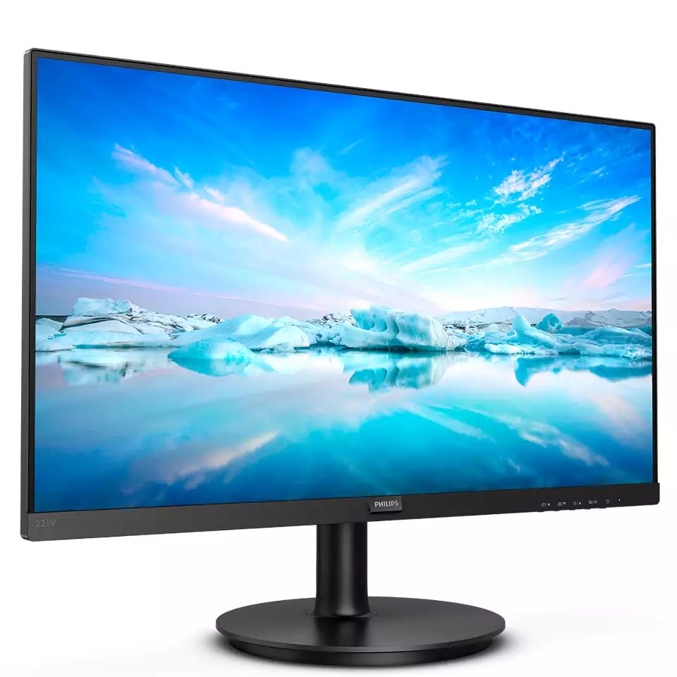 Detalhes de Monitor Philips W-Led 21,5" Bordas Ultra finas Full HD HDMI Adpative Sync - 221V8L