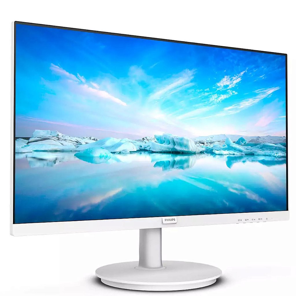 Detalhes de Monitor Philips W-Led Branco 21,5" Bordas Ultra finas Full HD HDMI Adpative Sync - 221V8LW