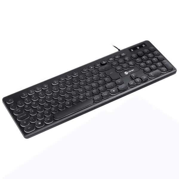 Detalhes de Teclado Chocolate Slim Multimídia Teclas Redondas Led Branco 1.8 Metros USB  TC200