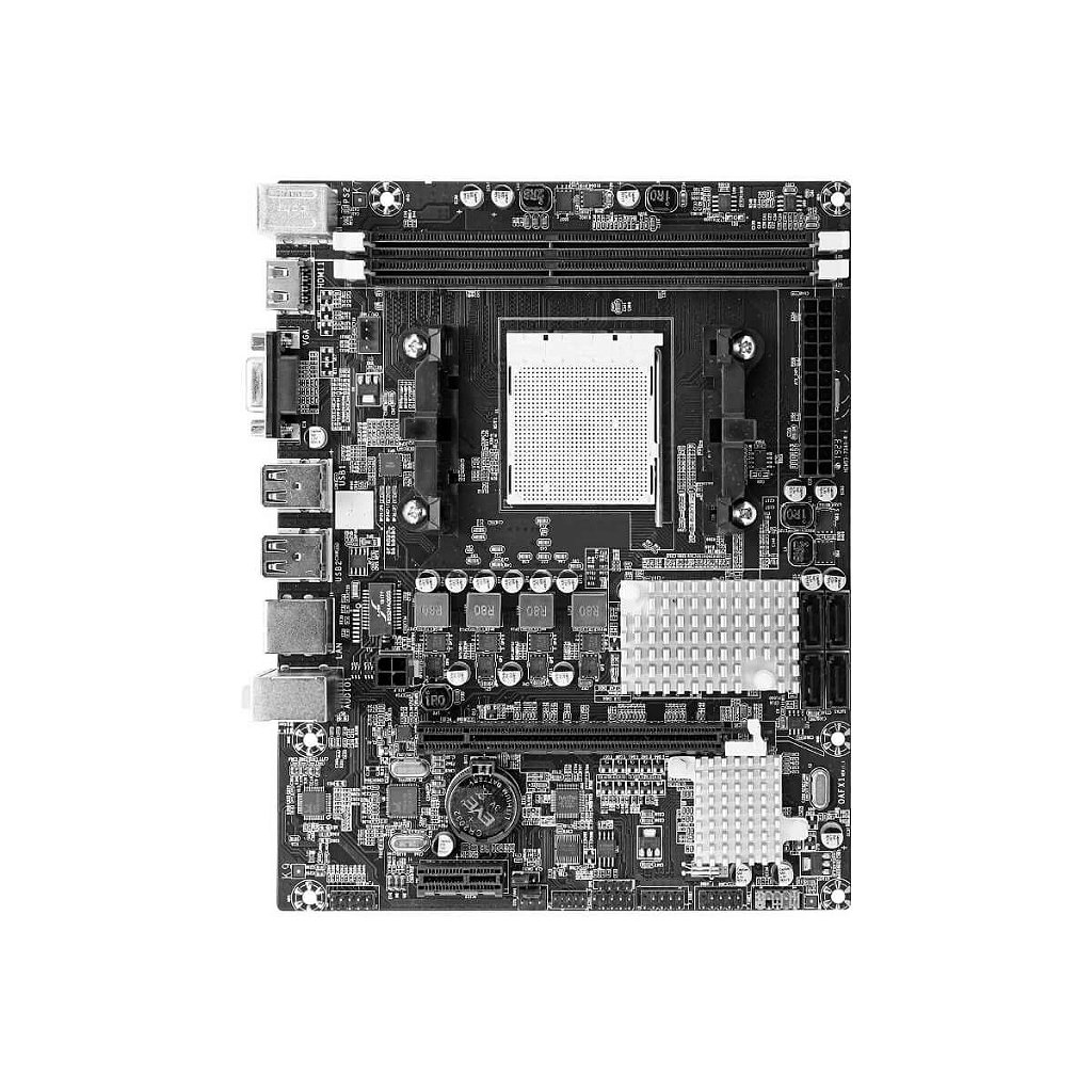 Placa mãe Bluecase BMB78-D2 Bulk DDR3 AM3+ Chipset AMD 760G mATX