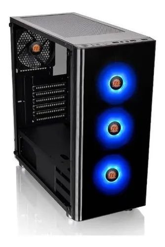 Detalhes de Gabinete Thermaltake V200 TG RGB Lateral Vidro Temp CA-1K8-00M1WN-01