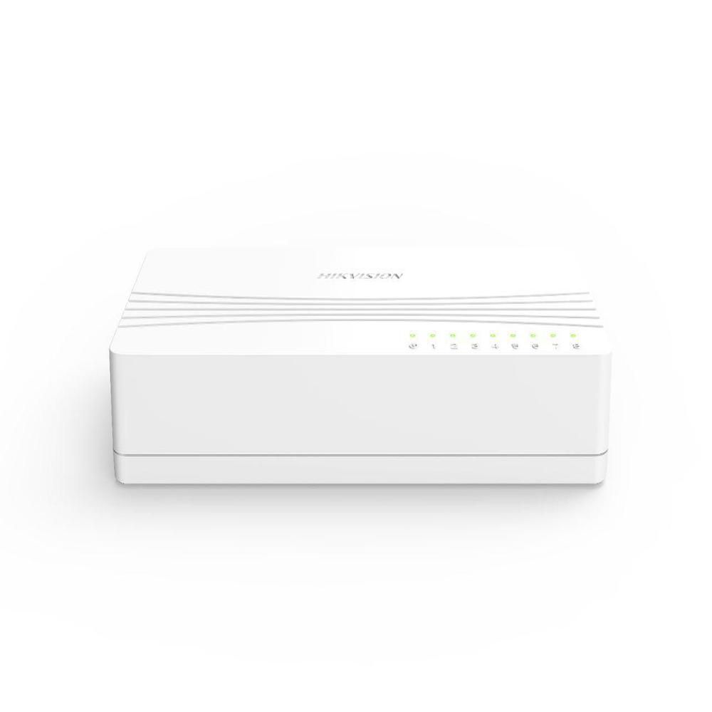 Detalhes de Switch de Mesa Hikvision 8 Portas Fast Ethernet 10/100 - DS3E0108DE
