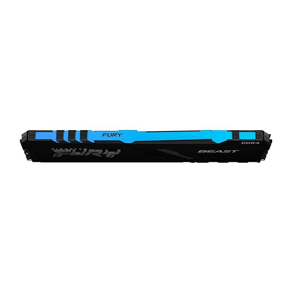 Detalhes de Memória Kingston Fury Beast RGB 8GB 3200MHz DDR4 CL16 Preto - KF432C16BBA/8