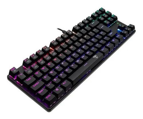 Detalhes de Teclado Mecanico T-Dagger Bora RGB Switch Blue T-TGK315